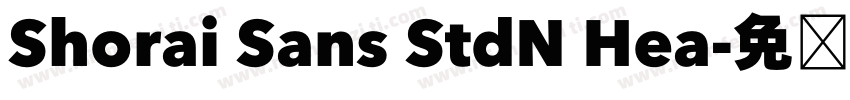 Shorai Sans StdN Hea字体转换